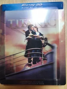TITANIC STEELBOOK BLU RAY 3D - LENTICULAR Magnet - Picture 1 of 2