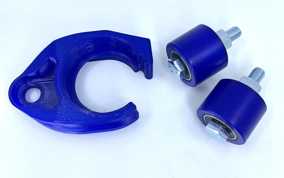 Yamaha YFZ450 Chain Guide Slider Roller Set Kit Blue (2004-2013) 5TG-22151-00-00 - Image 1 of 1