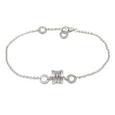 Pulsera BVLGARI B-zero1 Oro Blanco 18KWG Usada Unisex Foto 1 de 4