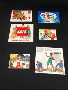 Lego 6 x Prospekte Kataloge defekt beschädigt damaged! 1981 82 83 85 86 91 - Bild 1 von 24