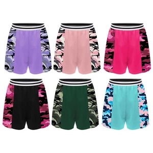 Kids Girls Trunks Active Short Pants Biker Shorts Quick Dry Bottoms Athletic - Picture 1 of 48