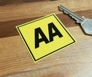 AA Later Style Car Window Sticker 2" British Automobile Association Classic Van - Picture 1 of 1