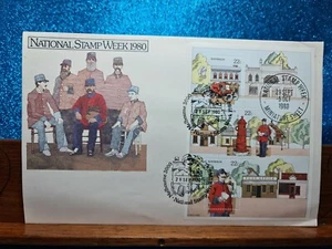First Day Cover 📮1980 (Miniature Sheet) Melbourne VIC 📮National Stamp Week - Picture 1 of 2