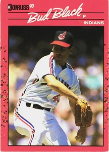 1990 - Donruss -- BUD BLACK -- Card # 556 -- CLEVELAND INDIANS (Now Guardians) - Picture 1 of 2