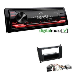 JVC KD-X182DB DAB+ USB Autoradio für Mercedes-Benz CLK Facelift 2004-2010 Canbus - Bild 1 von 5