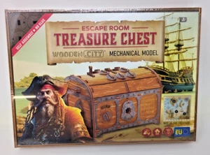 WOODEN.CITY Treasure Chest Escape Room in a Box - Hard Puzzle Box for Adults .. - Picture 1 of 6