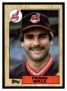 1987 Topps #551 FRANK WILLS Cleveland Indians