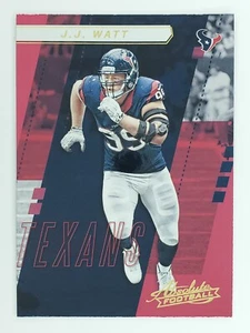 J.J. WATT 2017 Panini Absolute Houston Texans #80 - Picture 1 of 2