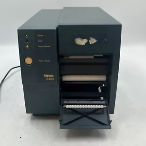 Intermec 3400 Direct Thermal Sticker Label Barcode Printer. Tested For Power. - Picture 1 of 1