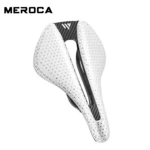 3D Printed Carbon Fiber Bicycle Saddle Road Bike Hollow Breathable Seat Cushion - Picture 1 of 22