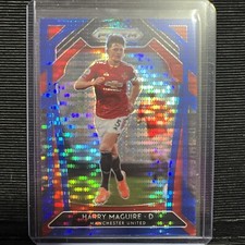 2020-21 Panini Premier League Blue Pulsar Prism Refractor #2 Harry Maguire Man U