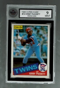 1985. . OPC. Kirby Puckett. rookie. #10. KSA 9 - Picture 1 of 2