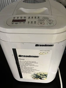 Máquina automática para hacer pan Breadman TR444 Deluxe Rapid Bread Maker-1-1,5-2 libras - Imagen 1 de 4
