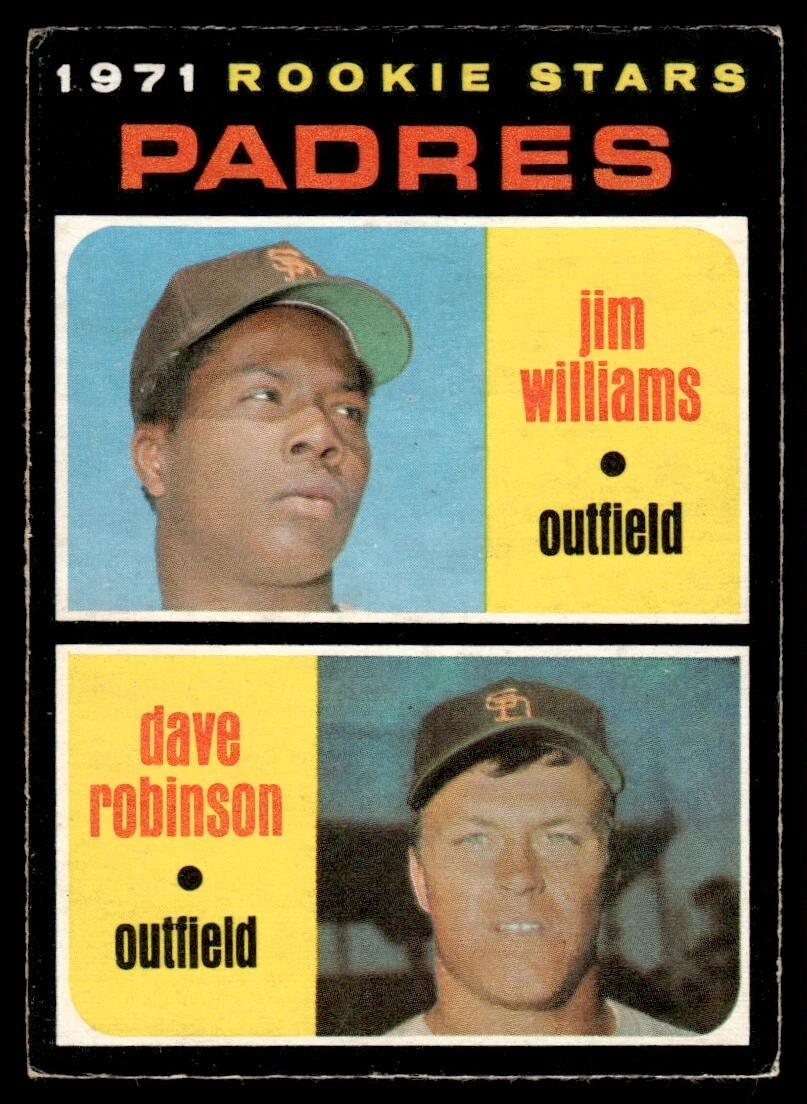 1971 O-Pee-Chee Padres Rookies - Jerry Morales/Jim Williams San Diego Padres