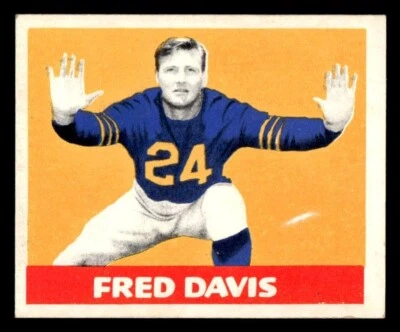 1948 Leaf Football #27 Fred Davis EX/MT *e1 - Image 1 of 2