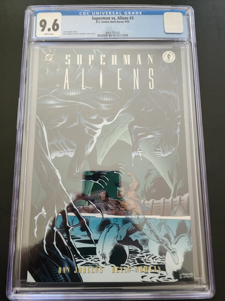 Superman vs. Aliens #3 (Dark Horse Comics DC Comics September 1995)