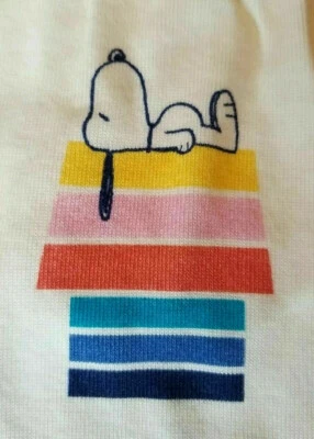 全新带标签 Hanna Andersson PEANUTS SNOOPY 彩虹短裤 John PAJAMAS 130 8 — 第 1/4 张图片