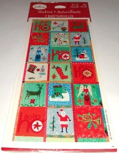 Vintage Punze Weihnachten Aufkleber NEU - Bild 1 von 1