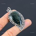 Gift For Her 925 Sterling Silver Natural Bloodstone Gemstone Jewelry Pendant