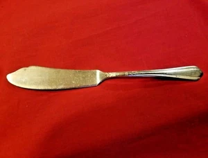 Coltello da burro vintage Oneida Community Tudor Silverplate Master - Foto 1 di 3