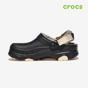 NEW CROCS CLASSIC ALL TERRAIN LINED CLOG CRS207936 207936 BLACK UNISEX SIZE - Picture 1 of 4