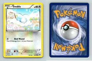 Swablu #124/162 XY Breakthrough Common 2015 Pokemon TCG Card - Picture 1 of 1