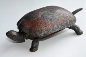 Antik Vintage Turtle Hotel Glocke Ring Bell Schildkröte Germany ArtDeco - Picture 1 of 24