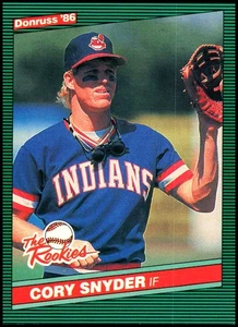 1986 Donruss The Rookies #15 Cory Snyder - RC FREE SHIPPING! - Picture 1 of 2