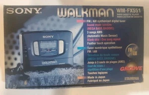 Vintage sony wm-fx551 Cassette Walkman 1997 Made in Japan. For Parts/Repair.RAR - Bild 1 von 20