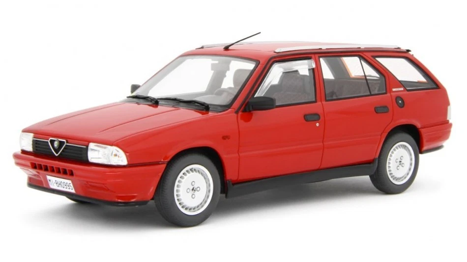 LAUDO RACING LM177A ALFA 33 1.7 Q.V.SPORT WAGON 1988 RED 1:18 Modellino - Immagine 1 di 1