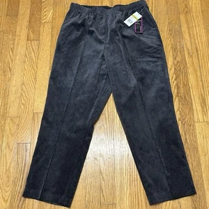 Pantalones Kim Rogers Talla 14 Petite S Pierna Recta Cómodos Cintura Elástica Carbón - Imagen 1 de 16