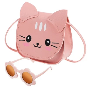 Cat Crossbody Bag Sunglasses Travel Girls Kawaii Purse for Purses - Picture 1 of 11