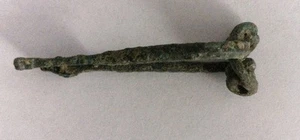 COMPLETE ANCIENT ROMAN BRONZE FIBULA (BROOCH) 200-300 AD British Find - Picture 1 of 4