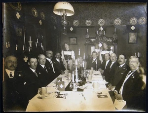 1911 GREENPORT LONG ISLAND NY SWISS DINNER SOCIAL EVENT PARTY SWITZERLAND - Bild 1 von 2