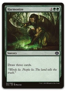 Harmonize (GVL) #21 (NM) Duel Decks: Anthology DD3 Magic MTG - Picture 1 of 2