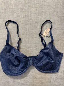 Nuevo con etiquetas Sujetador Victoria's Secret SEMI Demi 32DD Jaspeado Azul Marino Sin Forro Nuevo - Imagen 1 de 7