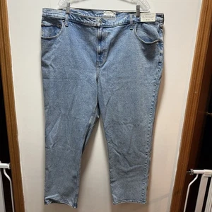 Abercrombie & Fitch The 90's Straight Ultra High Jeans Women's Size 33 22S NEW - Picture 1 of 6