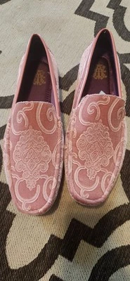 After Midnite Color: Rose Paisley Velvet Slip-on Men's Shoes Size 12 Style 6913 - Image 1 of 4