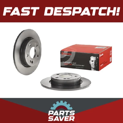 2x Par de discos de freno sólidos para MERCEDES CLA180 C118 1.3 trasero 2019 en M282.914 Foto 1 de 4