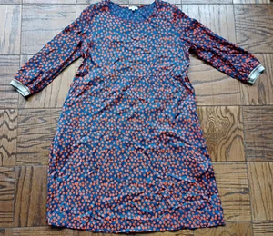bellerose dress sao dress size 1 orane /navy dot - Picture 1 of 8