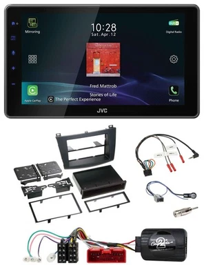 JVC DAB Lenkrad Bluetooth USB Autoradio für Mazda 3 2009-2013 analog - Bild 1 von 4