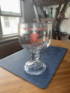 Vintage Villanova University Fraternity Dinner Dance 1961 Glass Chalice Goblet - Picture 1 of 3