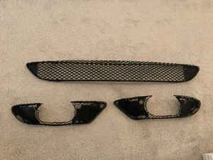 Set Mercedes Benz W203 C230 c320 AMG Sport Bumper Mesh Grille Center left right - Picture 1 of 10