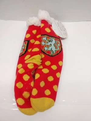 Harry Potter Gryffindor Rojo Amarillo Difuso Agarre Calcetines Talla Única Foto 1 de 4