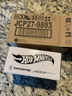 Hot Wheels RLC 2025 Koenigsegg Jesko Absolut JCP27 sellado sin abrir en mano Foto 1 de 2