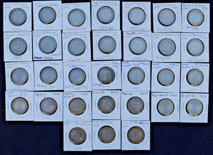 2002-2011 Russia Historic Cities 31 coin bi-metal collection - Picture 1 of 4