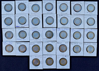 2002-2011 Russia Historic Cities 31 coin bi-metal collection - Image 1 of 4