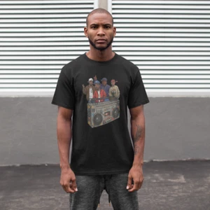 The Greatest Rap Legends Boombox T-shirt | Viral Hip Hop Rap Culture Tees | 3 Co - Picture 1 of 26