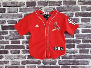 🔥 St. Louis Cardinals #7 Matt Holliday Adidas Button Down Jersey Child Small 4 - Picture 1 of 5