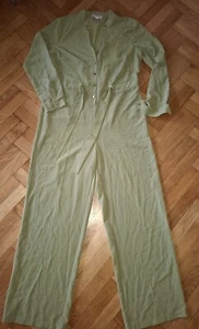 Heine Overall Jumpsuit 42 Khaki Neuwertig - Bild 1 von 3